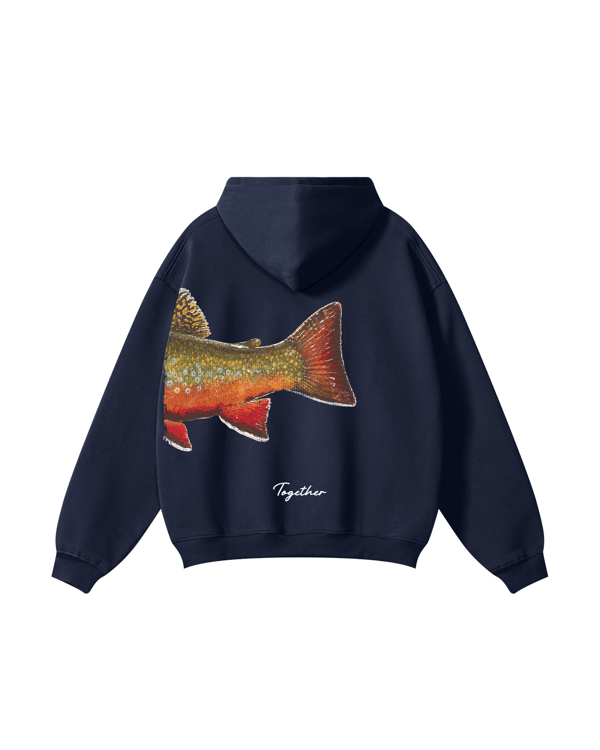 Better Together: Brook Trout Fishing Couple Hoodie Set