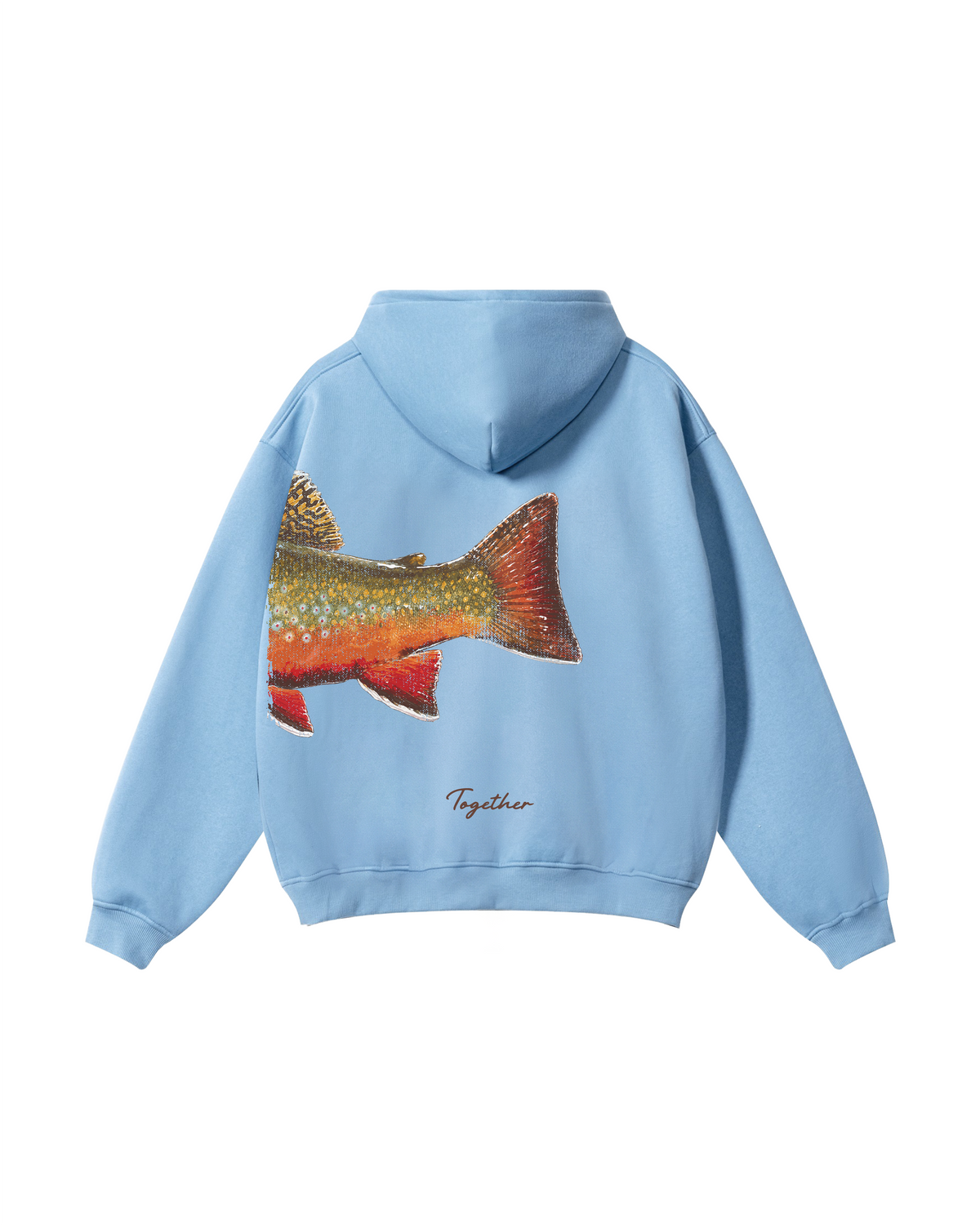 Better Together: Brook Trout Fishing Couple Hoodie Set