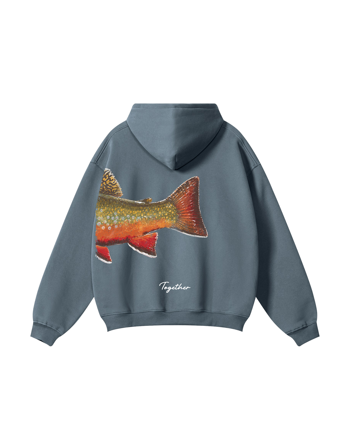Better Together: Brook Trout Fishing Couple Hoodie Set