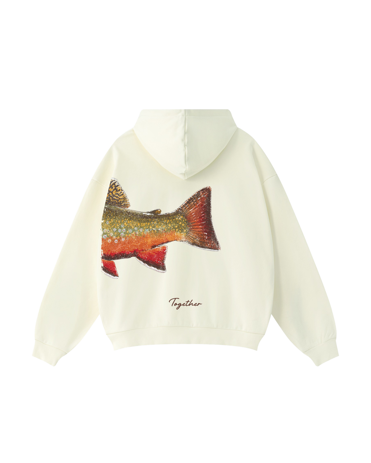 Better Together: Brook Trout Fishing Couple Hoodie Set