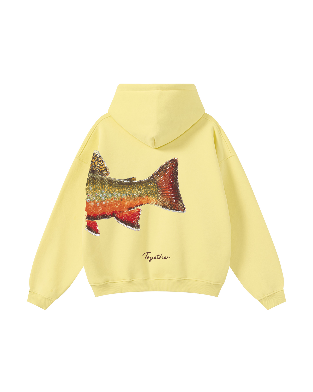 Better Together: Brook Trout Fishing Couple Hoodie Set