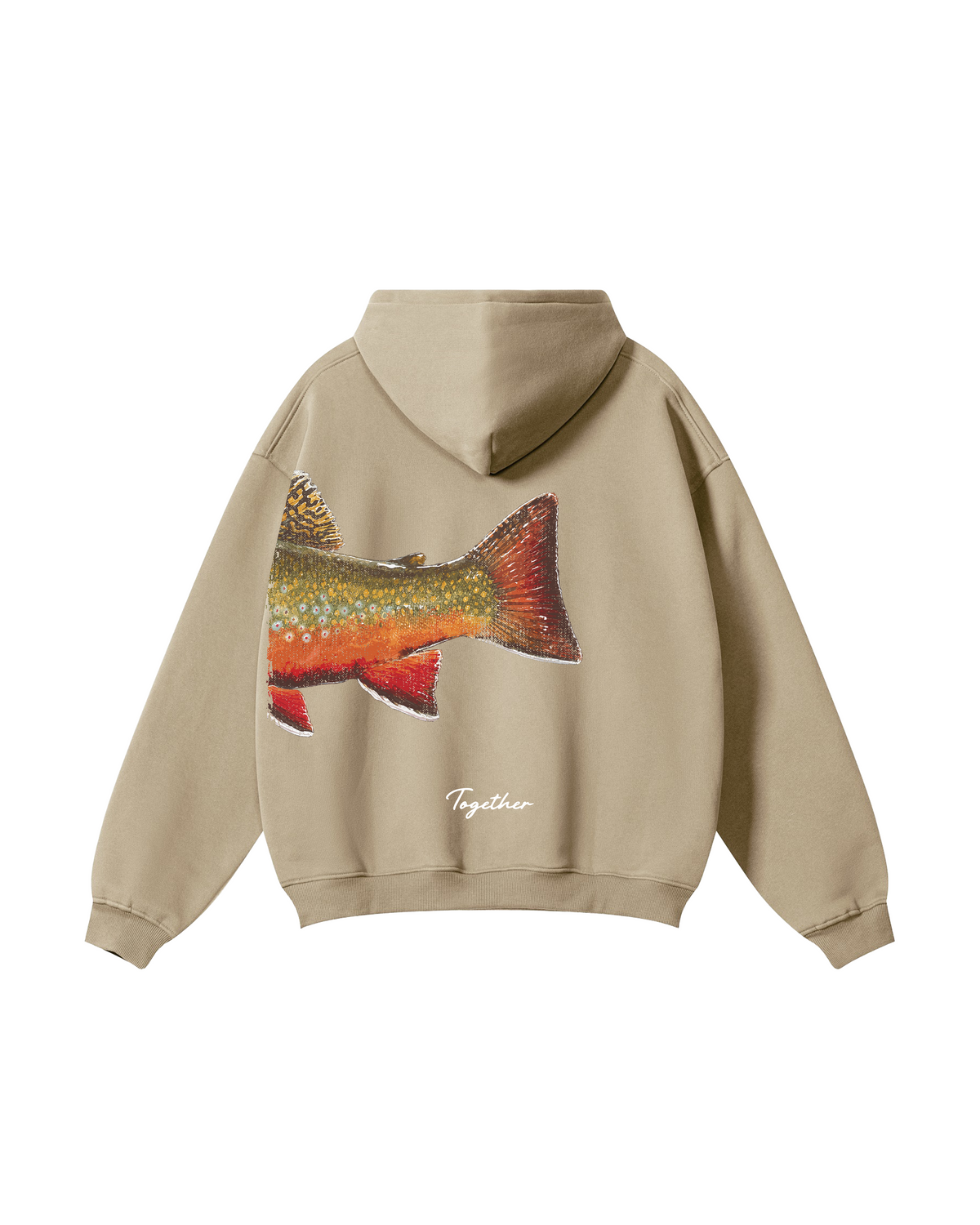 Better Together: Brook Trout Fishing Couple Hoodie Set