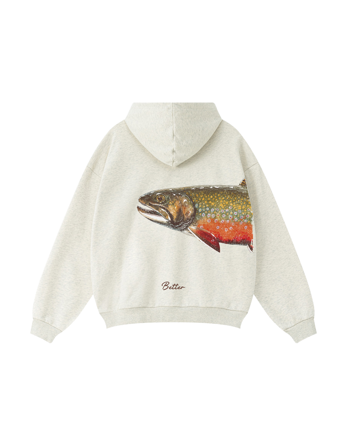 Better Together: Brook Trout Fishing Couple Hoodie Set