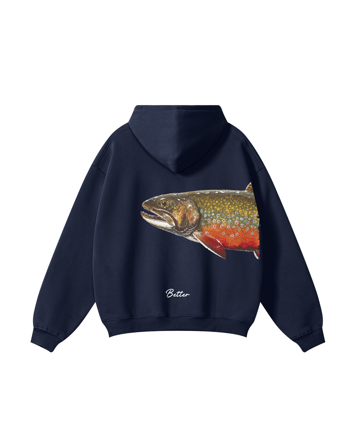 Better Together: Brook Trout Fishing Couple Hoodie Set