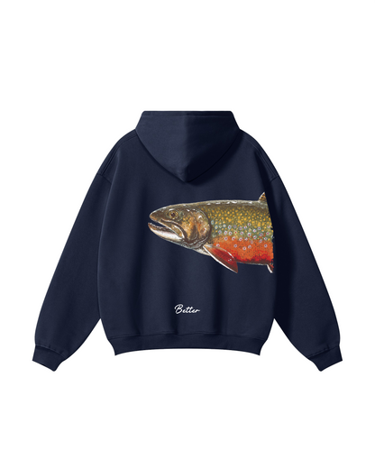 Better Together: Brook Trout Fishing Couple Hoodie Set