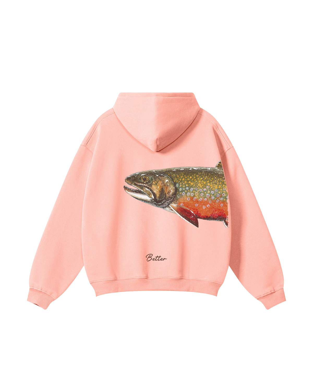 Better Together: Brook Trout Fishing Couple Hoodie Set