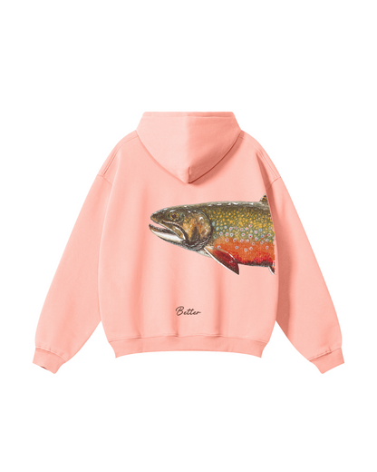 Better Together: Brook Trout Fishing Couple Hoodie Set