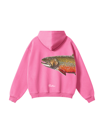 Better Together: Brook Trout Fishing Couple Hoodie Set