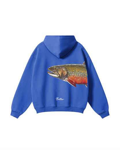 Better Together: Brook Trout Fishing Couple Hoodie Set