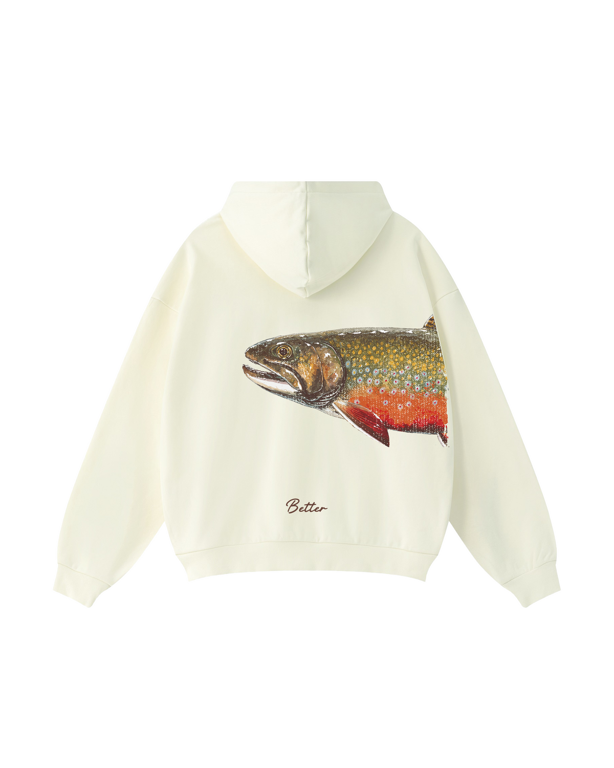 Better Together: Brook Trout Fishing Couple Hoodie Set