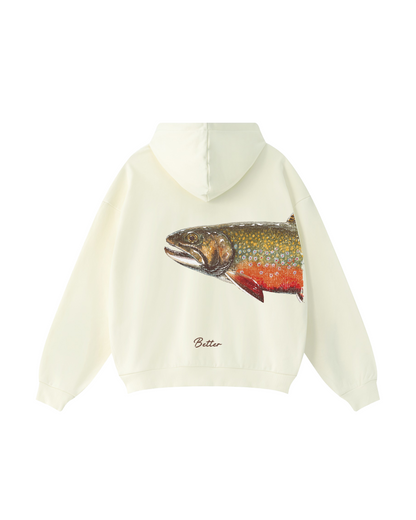 Better Together: Brook Trout Fishing Couple Hoodie Set