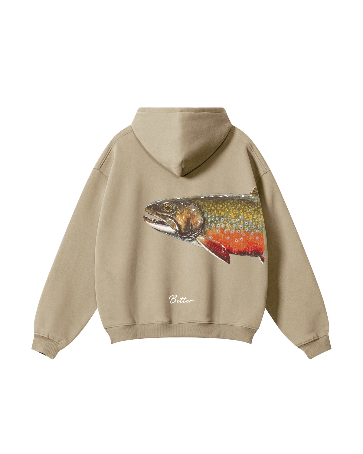 Better Together: Brook Trout Fishing Couple Hoodie Set