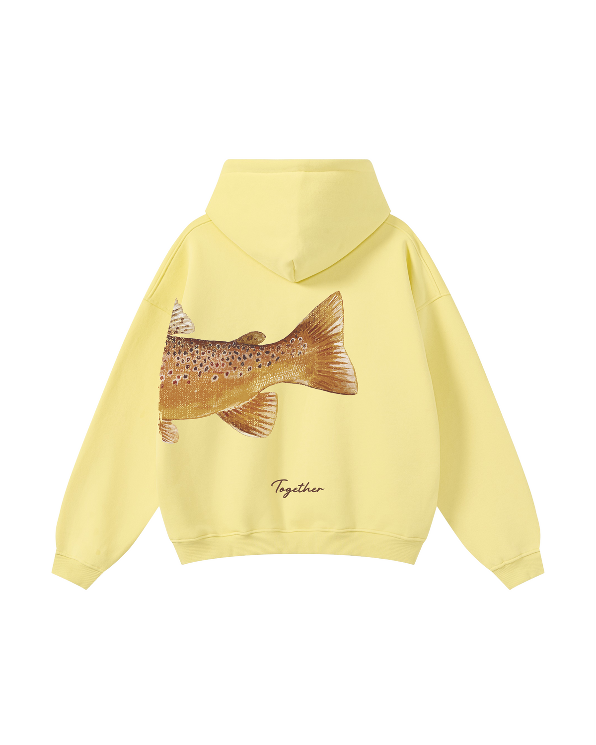 Better Together: Brown Trout Fishing Couple Hoodie Set