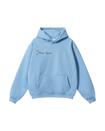 Better Together: Brown Trout Fishing Couple Hoodie Set