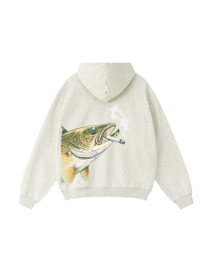 Smokin’ Walleye Fishing Hoodie