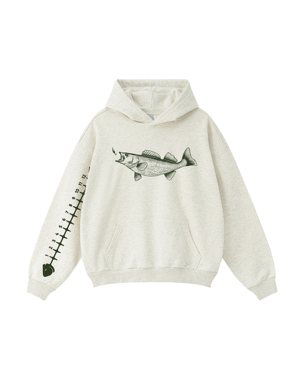 Catch & Measure Walleye Fishing Hoodie