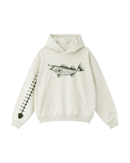 Catch & Measure Walleye Fishing Hoodie