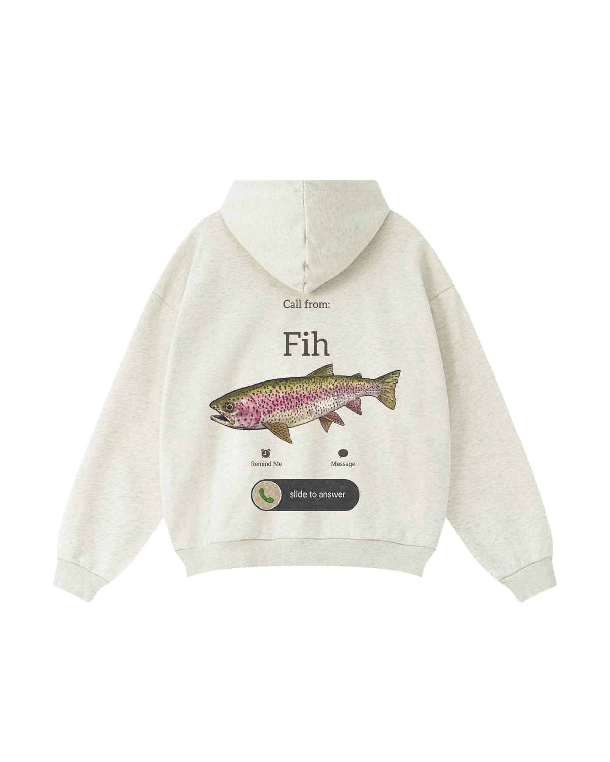 Call from Fih Rainbow Trout Fishing Hoodie