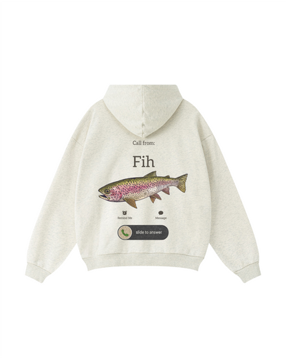 Call from Fih Rainbow Trout Fishing Hoodie