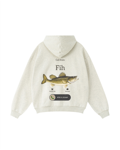 Call from Fih Walleye Fishing Hoodie