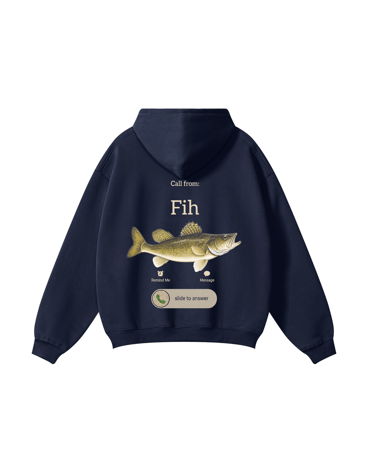 Call from Fih Walleye Fishing Hoodie