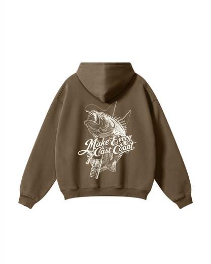 Make Every Cast Count Largemouth Bass Hoodie