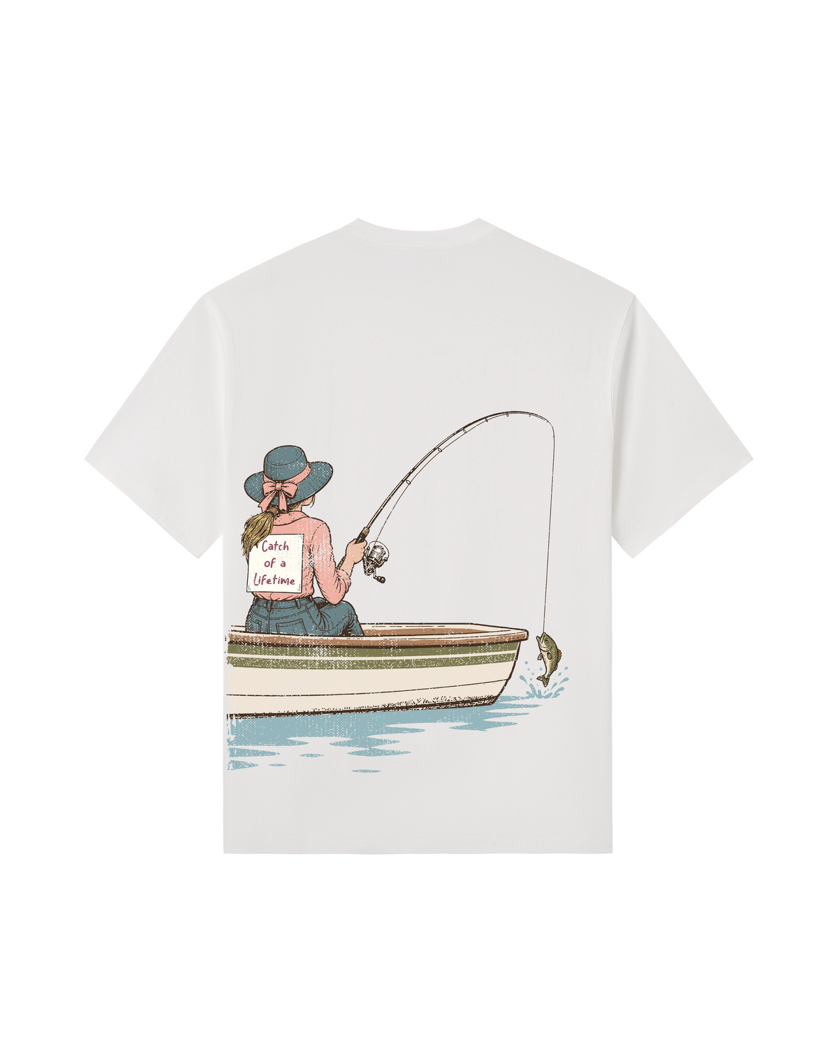 Catch of a Lifetime Fishing Couple T-Shirt Set