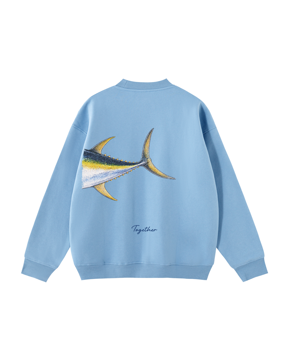 Better Together Yellowfin Tuna Couple Fishing Unisex Crewneck Set