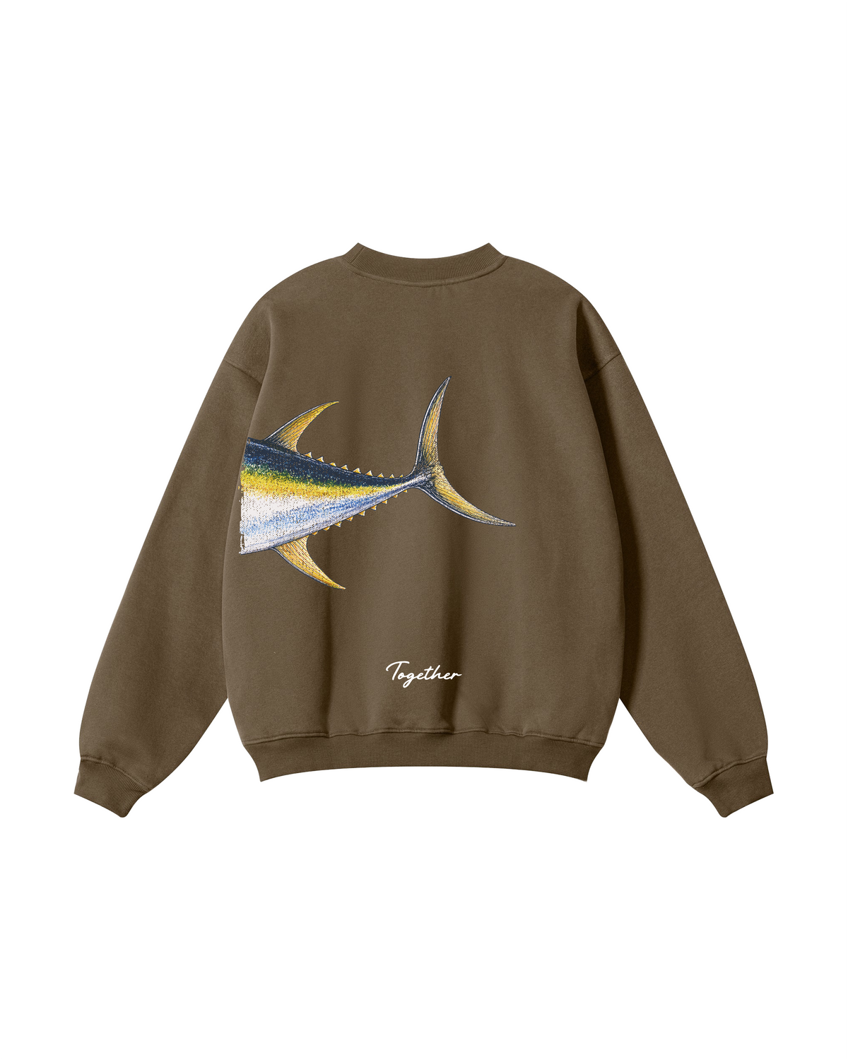 Better Together Yellowfin Tuna Couple Fishing Unisex Crewneck Set