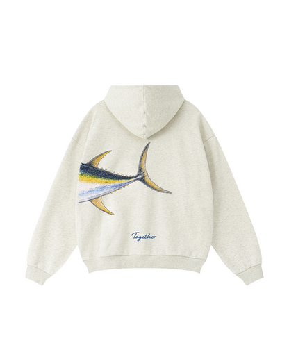 Better Together Yellowfin Tuna Couple Hoodie Set