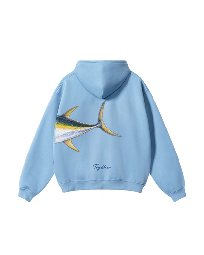 Better Together Yellowfin Tuna Couple Hoodie Set