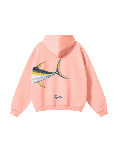 Better Together Yellowfin Tuna Couple Hoodie Set