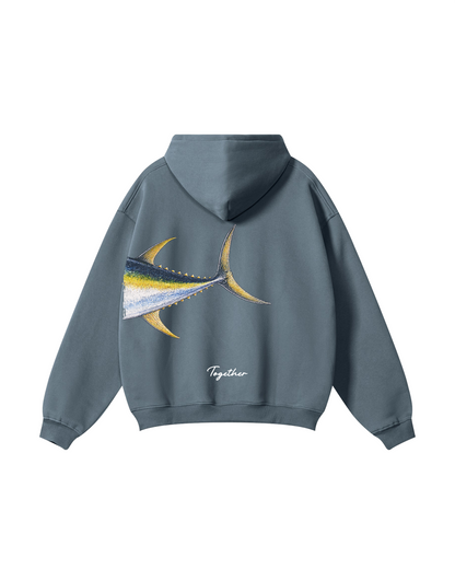 Better Together Yellowfin Tuna Couple Hoodie Set