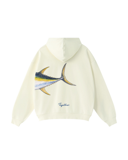 Better Together Yellowfin Tuna Couple Hoodie Set