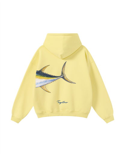 Better Together Yellowfin Tuna Couple Hoodie Set