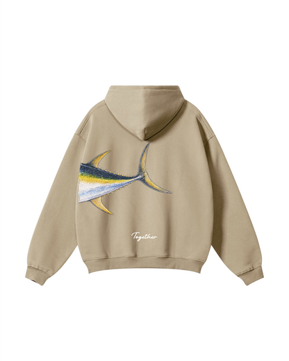 Better Together Yellowfin Tuna Couple Hoodie Set