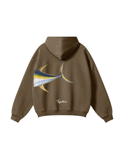 Better Together Yellowfin Tuna Couple Hoodie Set