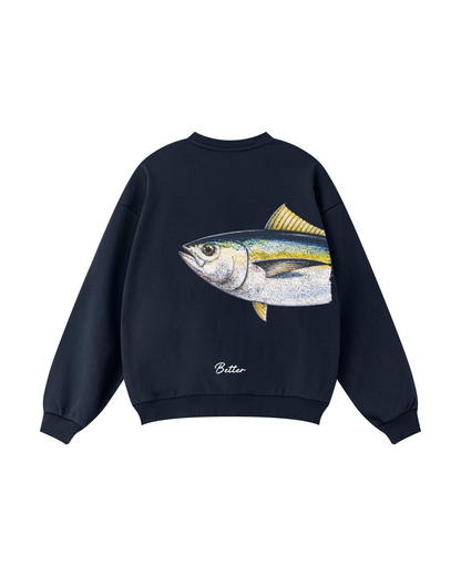 Better Together Yellowfin Tuna Couple Fishing Unisex Crewneck Set