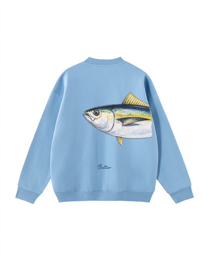 Better Together Yellowfin Tuna Couple Fishing Unisex Crewneck Set