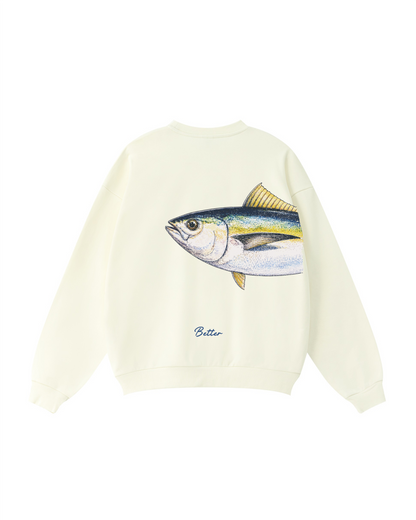 Better Together Yellowfin Tuna Couple Fishing Unisex Crewneck Set