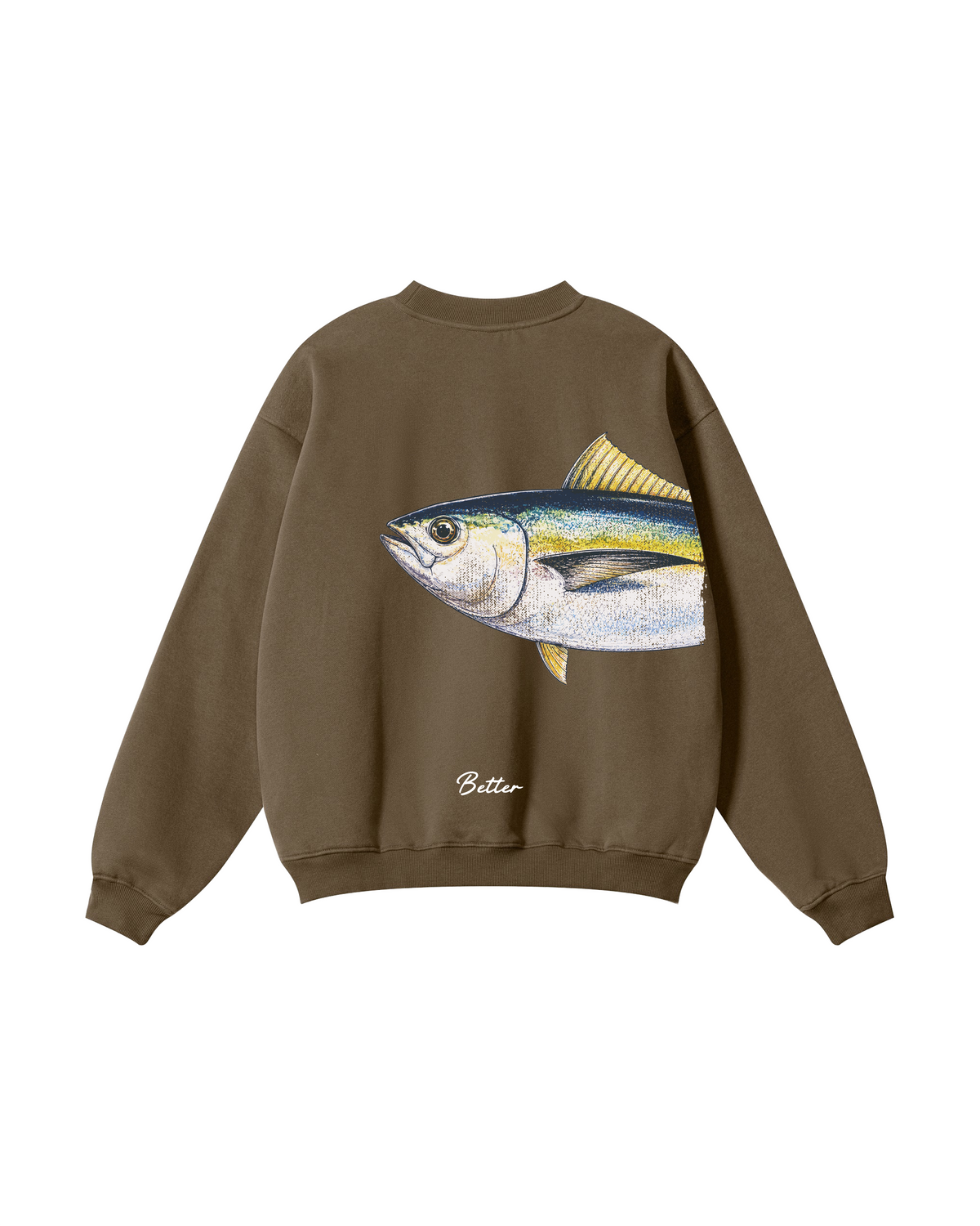 Better Together Yellowfin Tuna Couple Fishing Unisex Crewneck Set