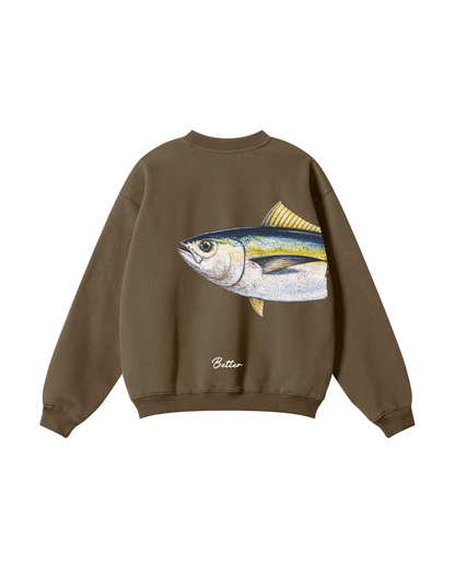 Better Together Yellowfin Tuna Couple Fishing Unisex Crewneck Set