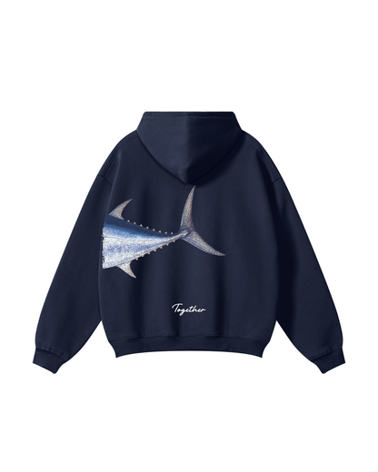 Better Together Bluefin Tuna Couple Unisex Hoodie Set