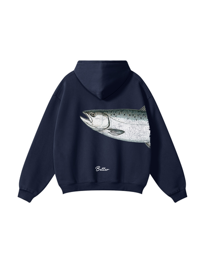 Better Together Chinook Salmon Couple Unisex Hoodie Set