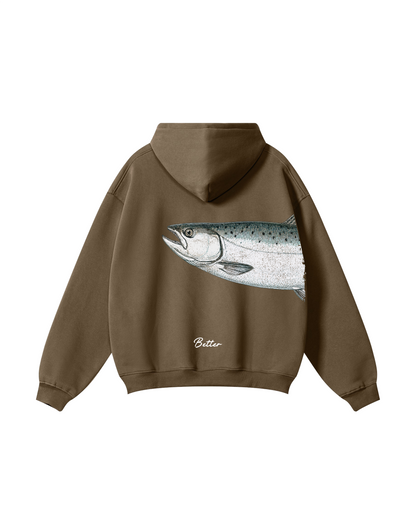Better Together Chinook Salmon Couple Unisex Hoodie Set