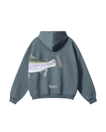 Better Together Steelhead Couple Unisex Hoodie Set