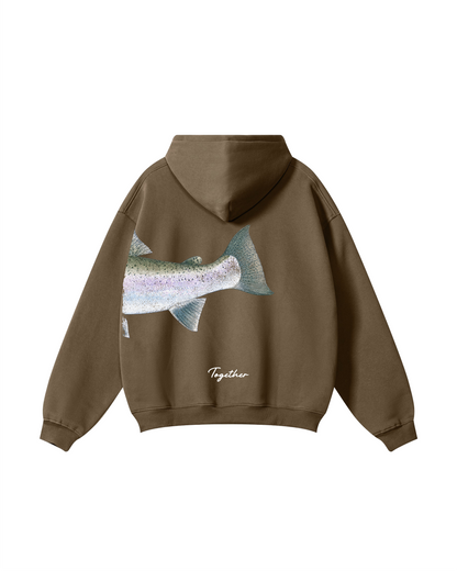 Better Together Steelhead Couple Unisex Hoodie Set