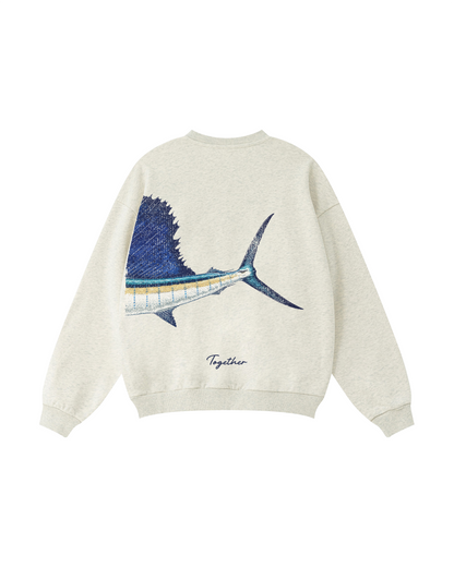 Better Together Sailfish Couple Unisex Crewneck Set