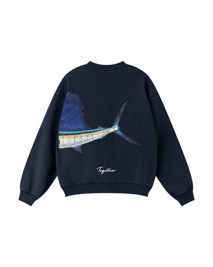Better Together Sailfish Couple Unisex Crewneck Set