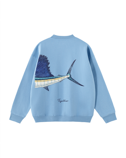 Better Together Sailfish Couple Unisex Crewneck Set